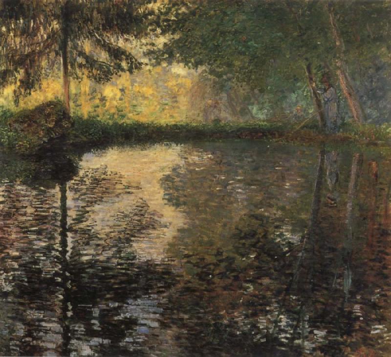 Claude Monet The Pond at Montgeron oil painting picture